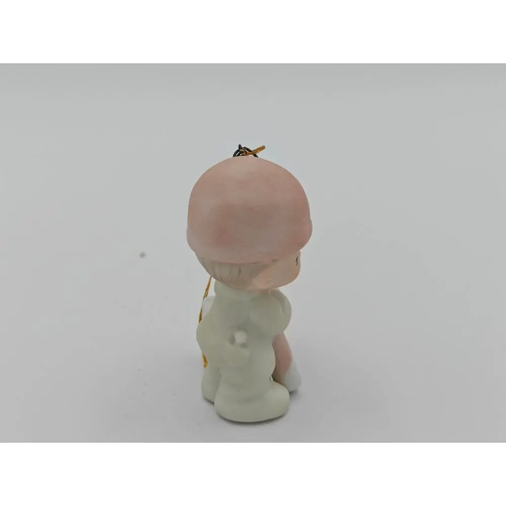 Precious Moments 102512 Baby First Christmas Enesco Candy Cane Boy Figurine 1986